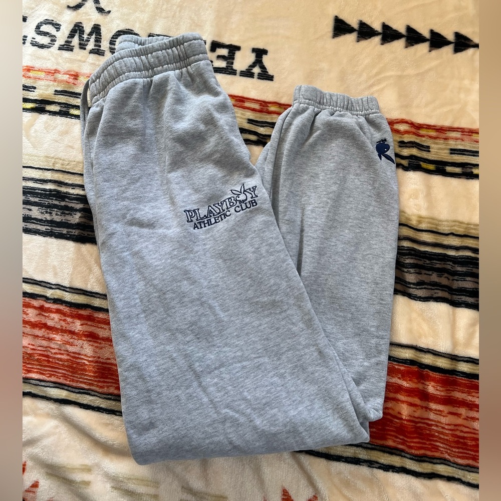 Gray Playboy sweatpants